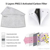 Filtro PM2.5 de Carbón Activado Para Mascarilla Ni